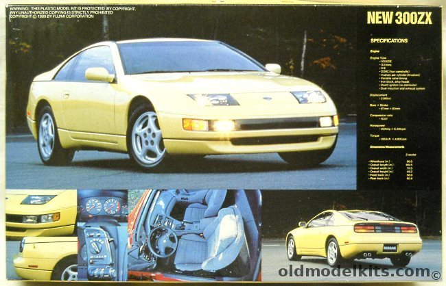 Fujimi 1/24 1990 Nissan New 300ZX, 03211-800 plastic model kit